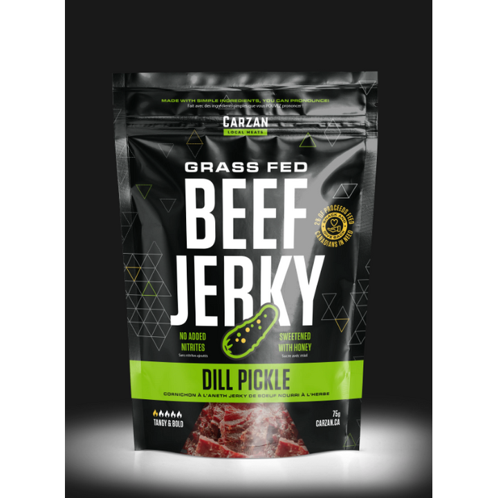 Carzan Dill Pickle Jerky Bags- 75g - Irvine Tack &amp; Western Wear
