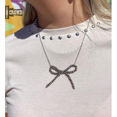Rowdy Crowd Women's Cowgirl Pearls Necklace