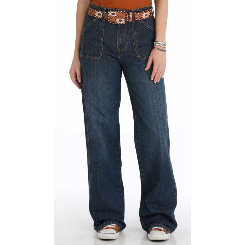 Cinch Women's Loose Fit Casey Jeans- Dark Stone