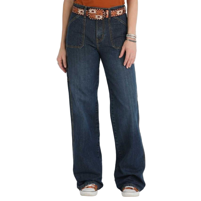 Cinch Women's Loose Fit Casey Jeans - Dark Stone - Irvine Tack & Western Wear