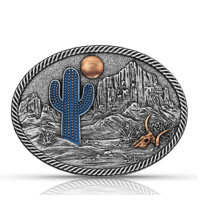 Montana Silversmith Desert Moon Cactus Attitude Buckle