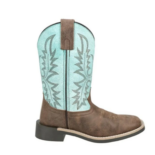 Smoky Mountain Boots Kid's Rustic Rider Cowboy Boots-Brown - Irvine Tack & Western Wear