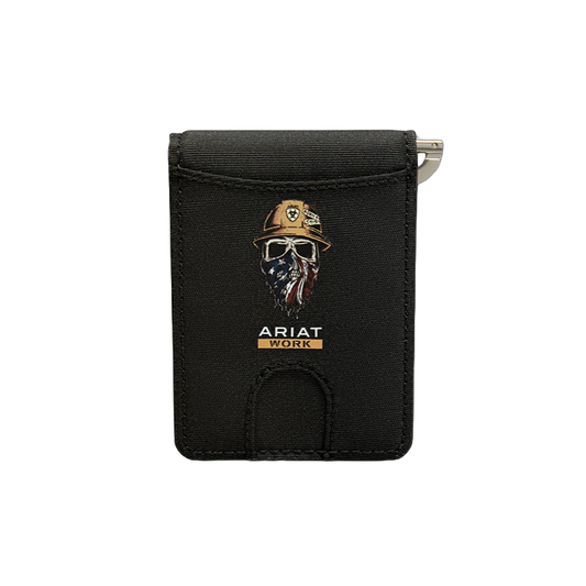 Ariat Work Bifold Bifold Money Clip- Black - Irvine Tack & Western Wear