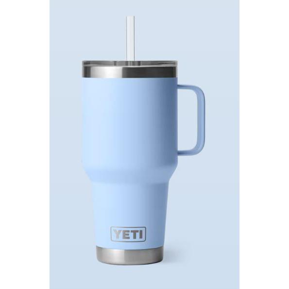 Yeti Rambler 1L Straw Mug - Big Sky Blue