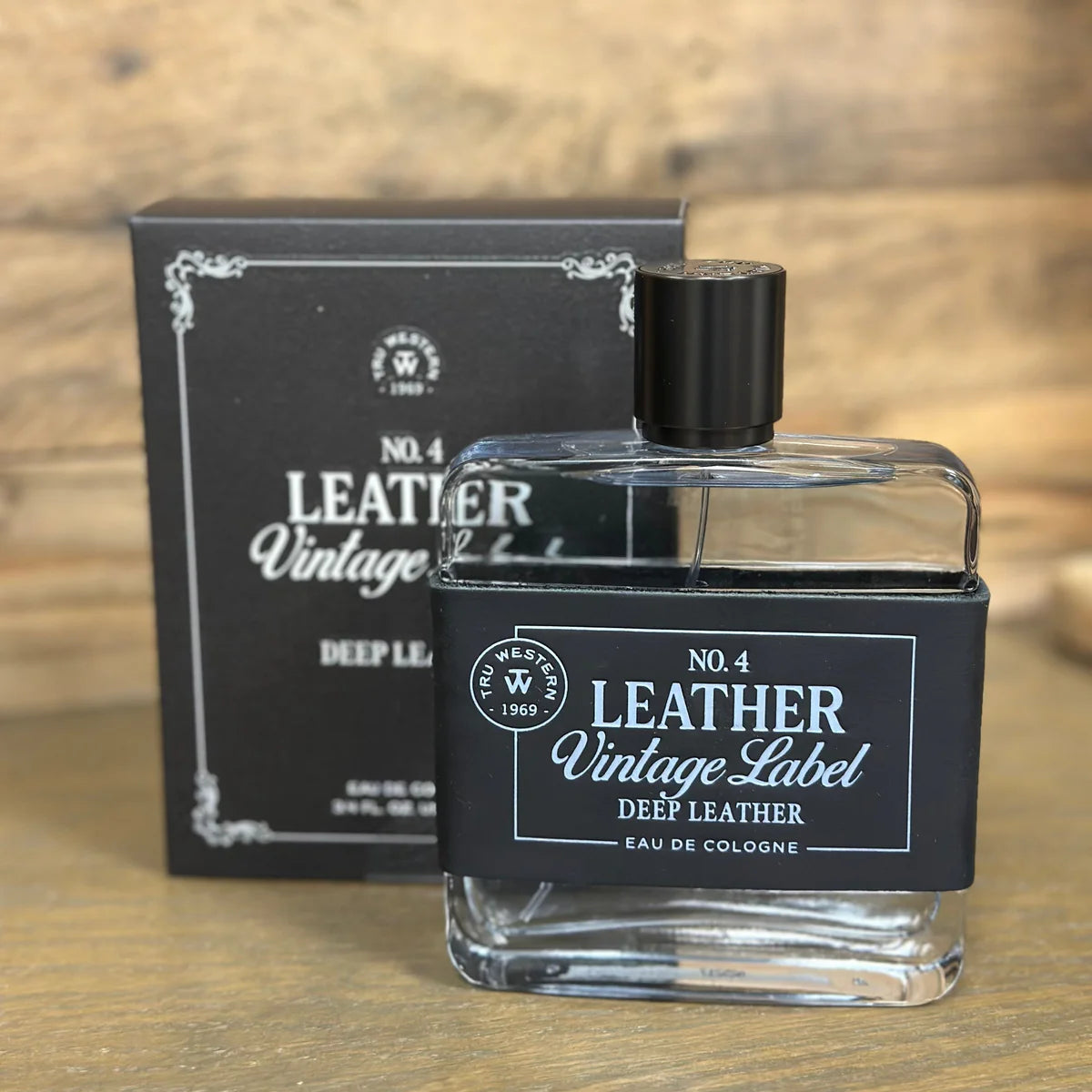Tru Western Men's Deep Leather No 4 Cologne- 100 ml