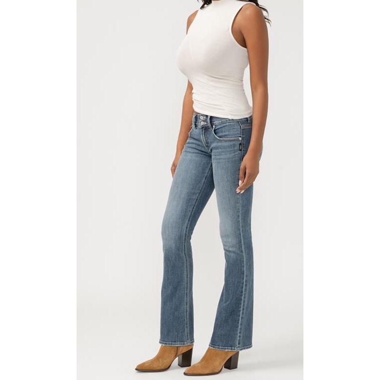 Silver Women's Britt Lowrise Bootcut Jeans-Synth