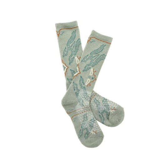 Fringe Tucumcari  Hemp Performance Socks- Grey