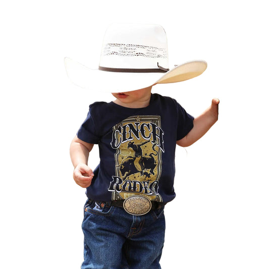 Cinch Infant  Short Sleeve Tee Shirt - Navy