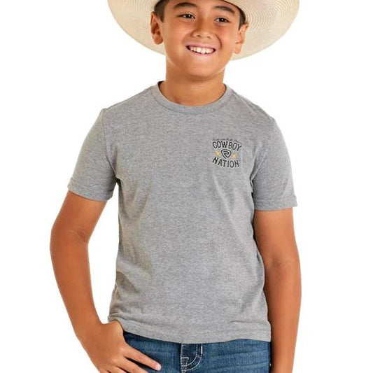 Rock & Roll Boys Graphic Tee - Grey