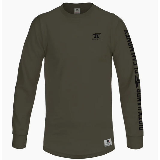 Troll Clothing Co Men's Anvil Long Sleeve Tee Shirt FR- Multiple Colours