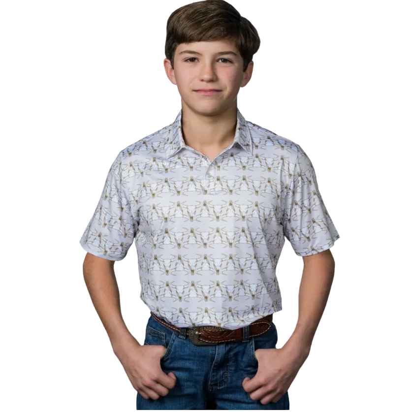 Ferrell Brand Boy's Ranger Short Sleeve Polo