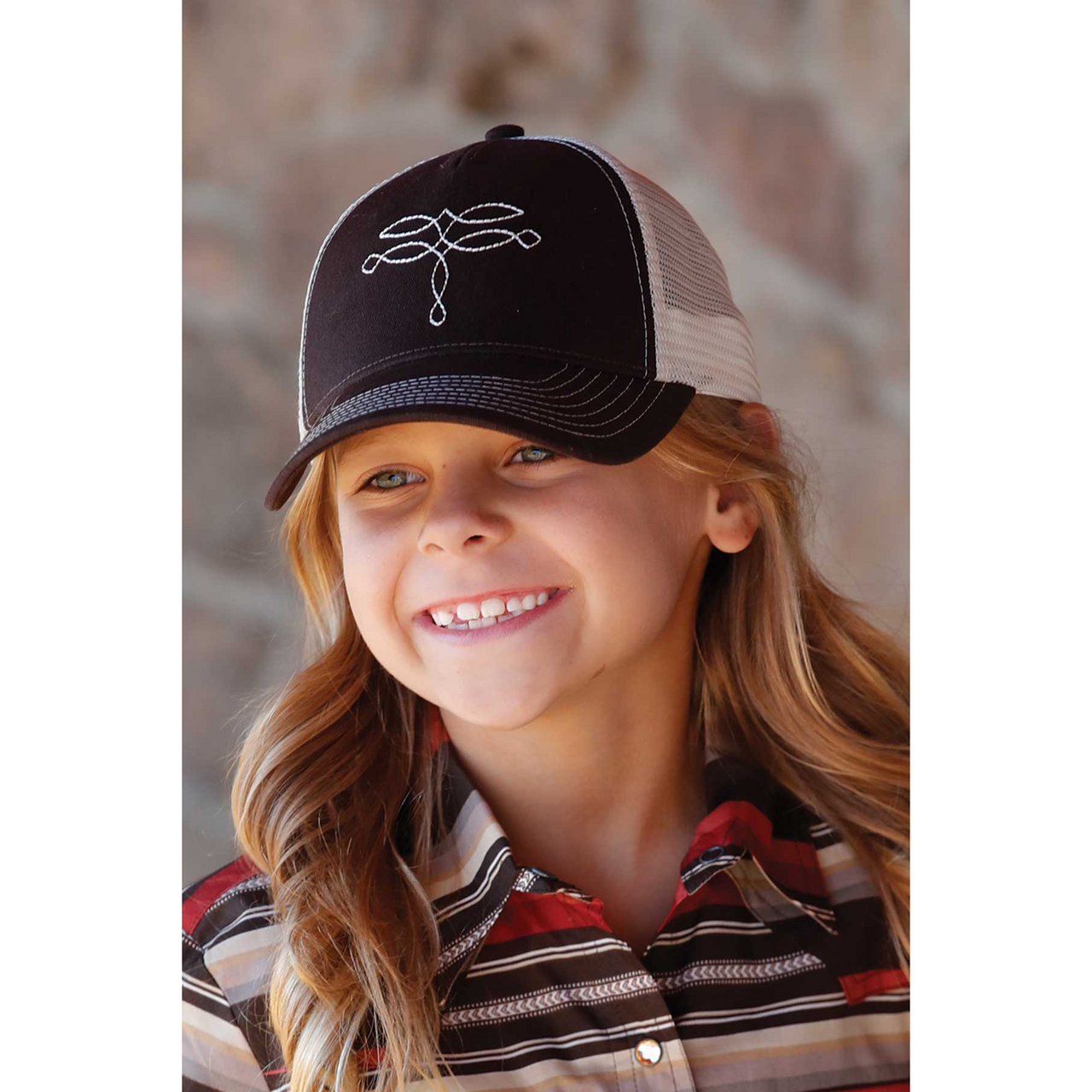 Cinch Girl's Trucker Cap - Brown