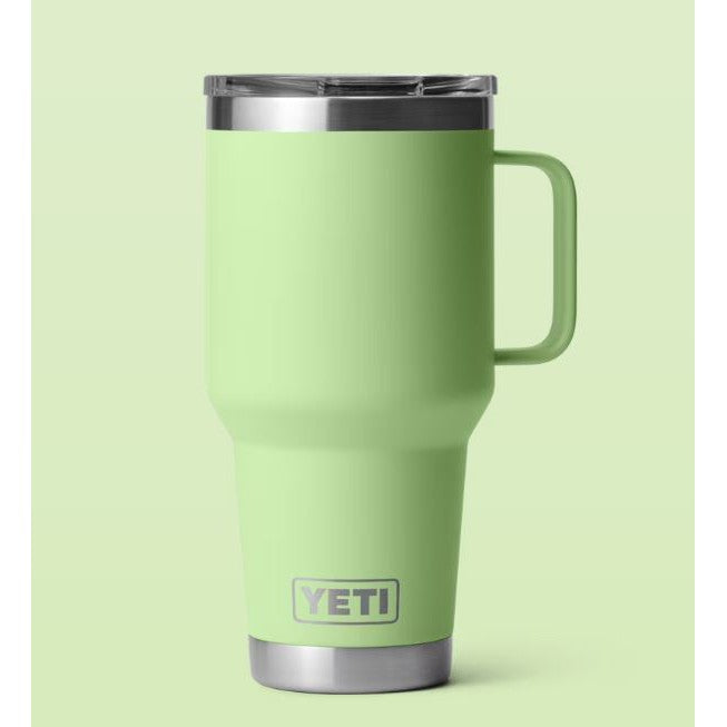 Yeti Rambler 887ml Travel Mug w/Stronghold Lid - Key Lime