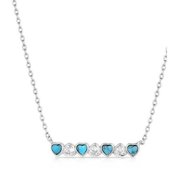 Montana Silversmiths Alternating Hearts Necklace