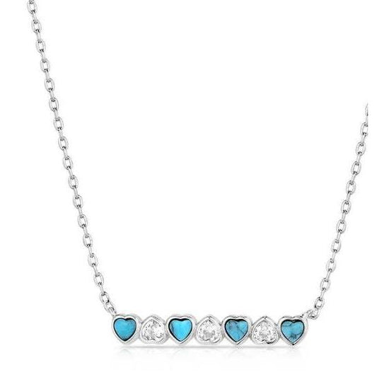 Montana Silversmiths Alternating Hearts Necklace