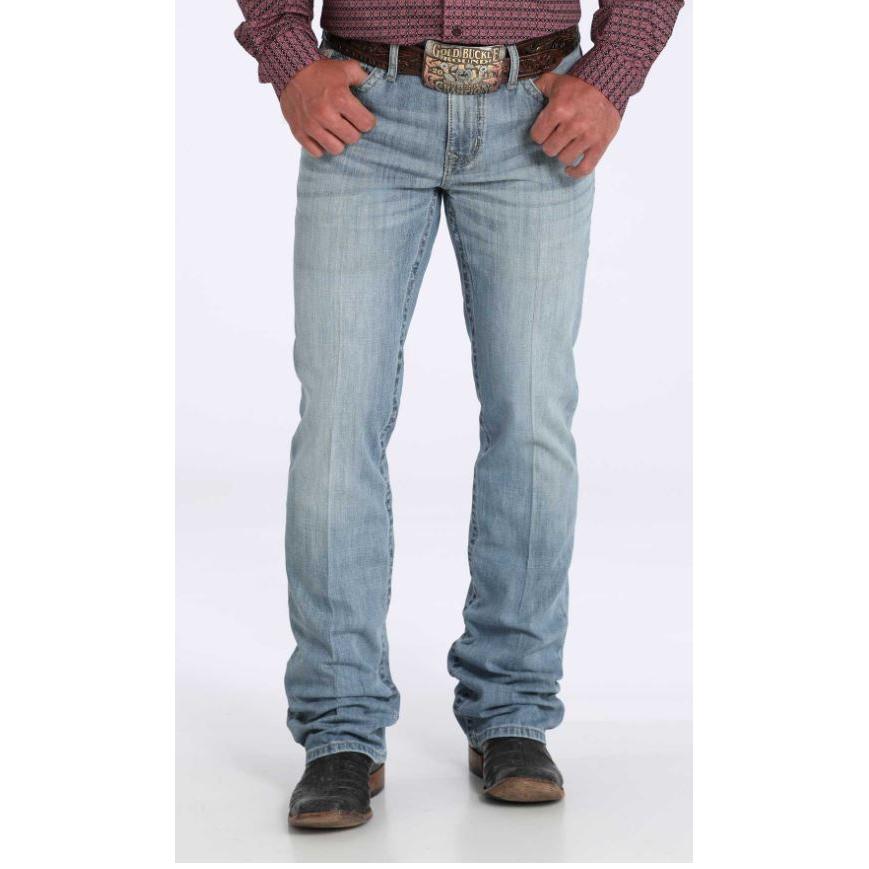 Cinch Men's Ian Slim Fit Jeans- Light Wash