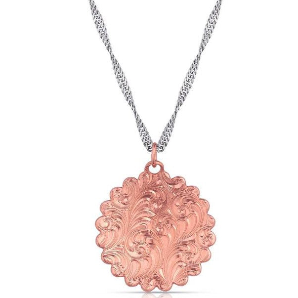 Montana Silversmiths Emma's Sunlight Neckace- Rose Gold
