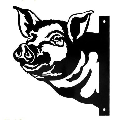 Pig  Metal Outdoor Art
