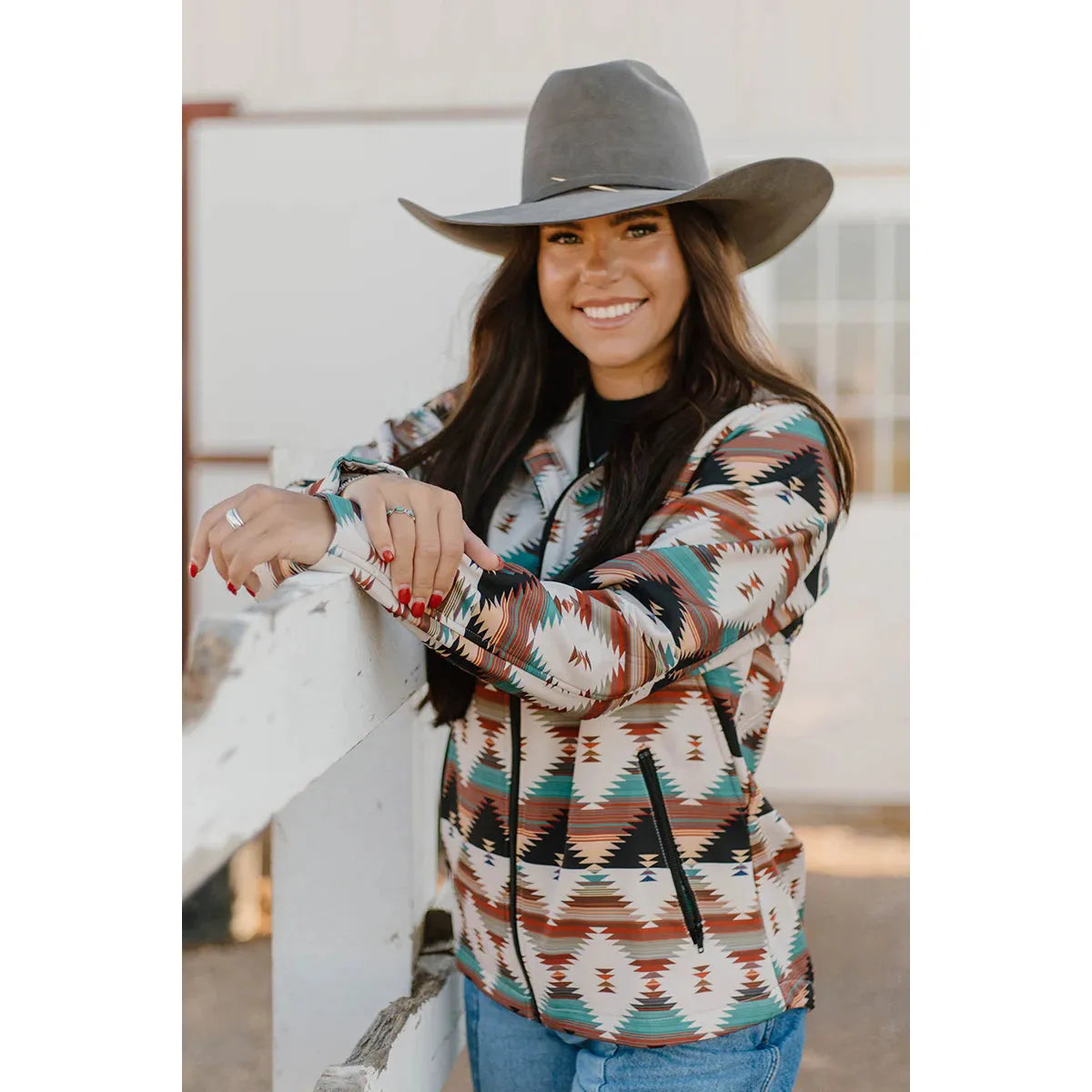 Sterling Kreek Women's Southern Roots Long Sleeve Jacket-Multi