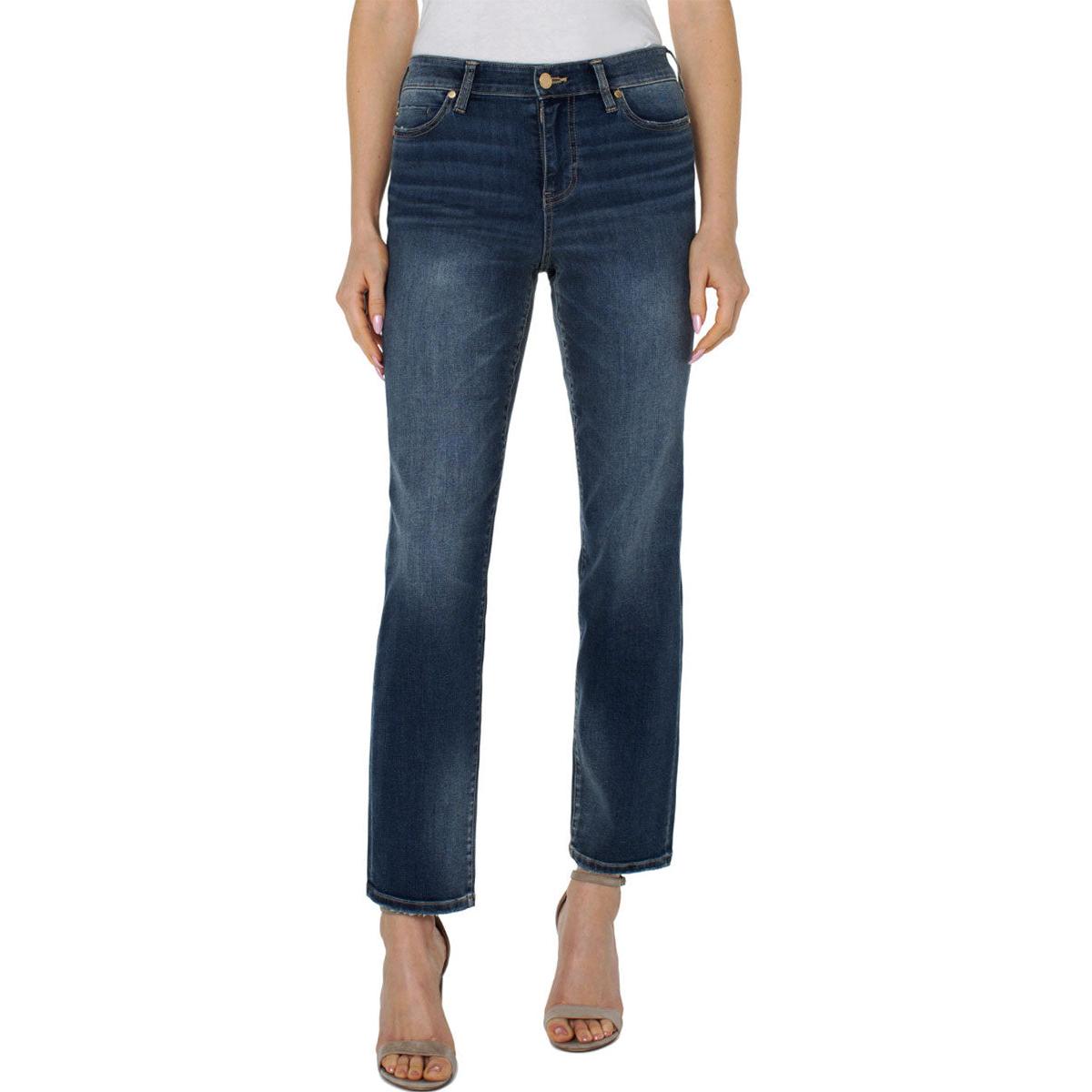 Liverpool Women's Kennedy Midrise Straight Leg Jeans- EOR Eastmoor