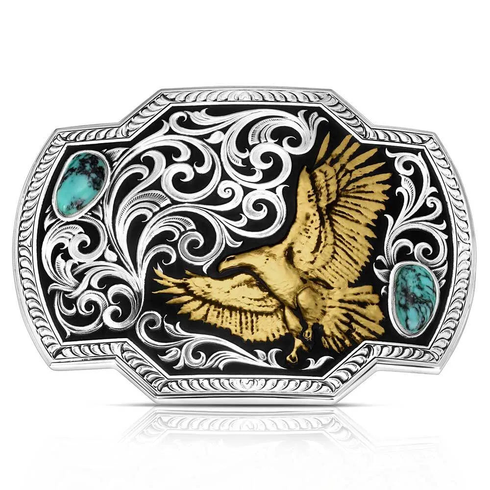 Montana Silversmiths Wings of Valor Belt Buckle