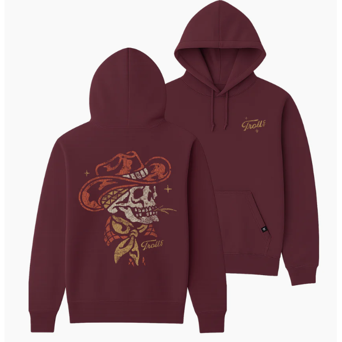 Troll Co DHCM Women's Skull Acres Hoodie-Multiple Colours