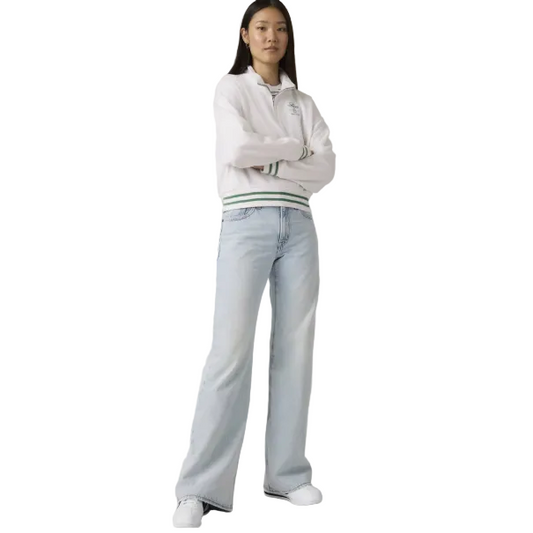 Levi Women's Middy Loose Boot Jeans - Abraided Art