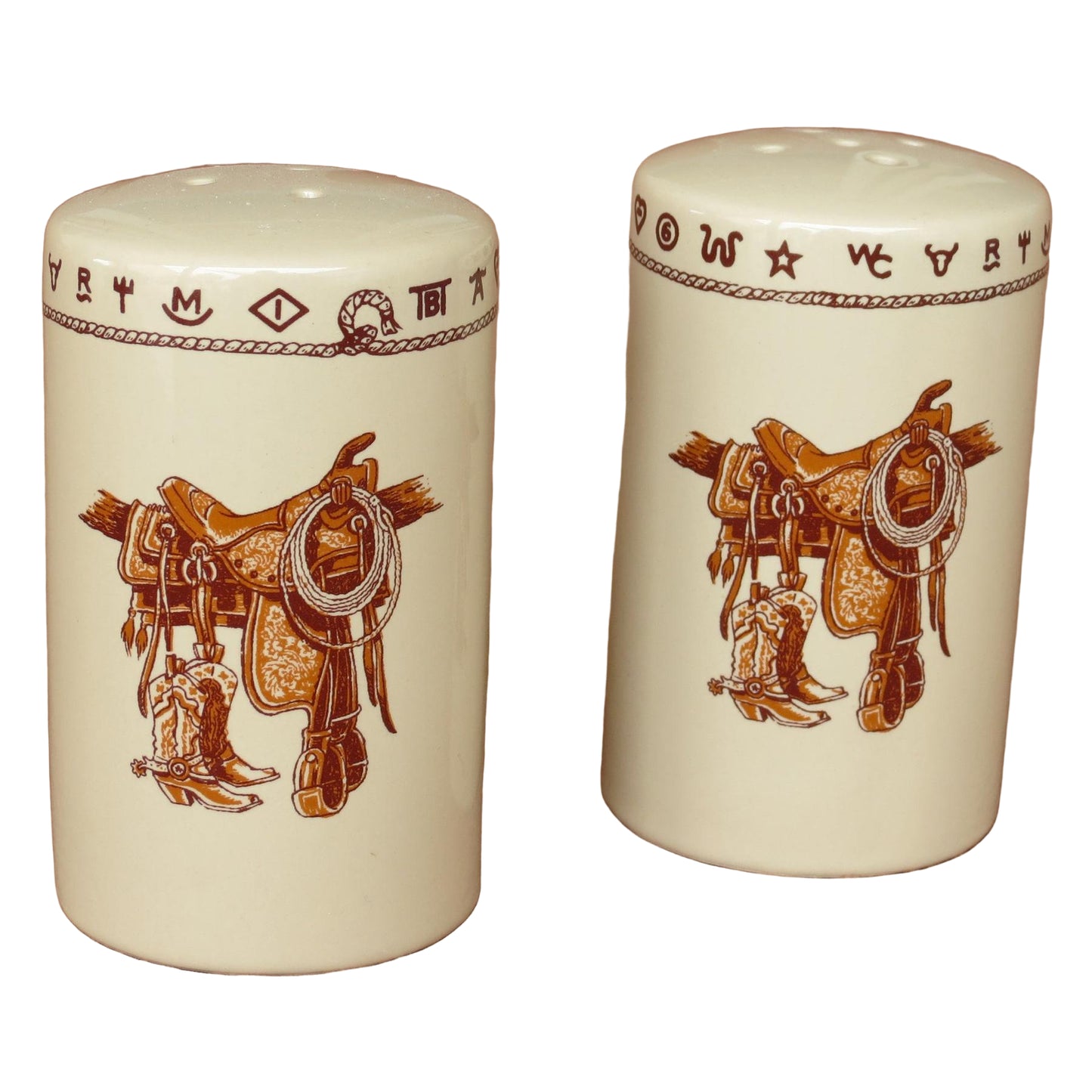 West Creation Boots & Saddle Salt & Pepper Shakers