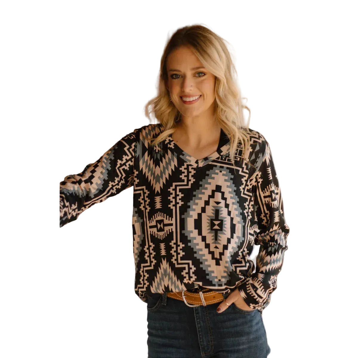 Sterling Kreek Women's Long Sleeve Ashwood Trail Shirt- Multi - Irvine Tack & Western Wear