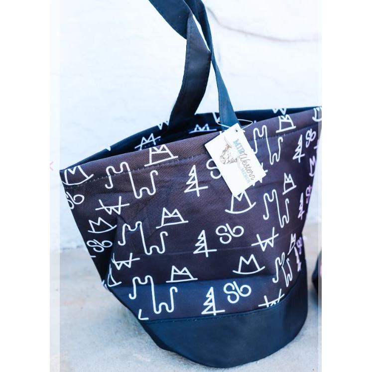 The Front Porch Label Round Storage Bin- Multiple Colours