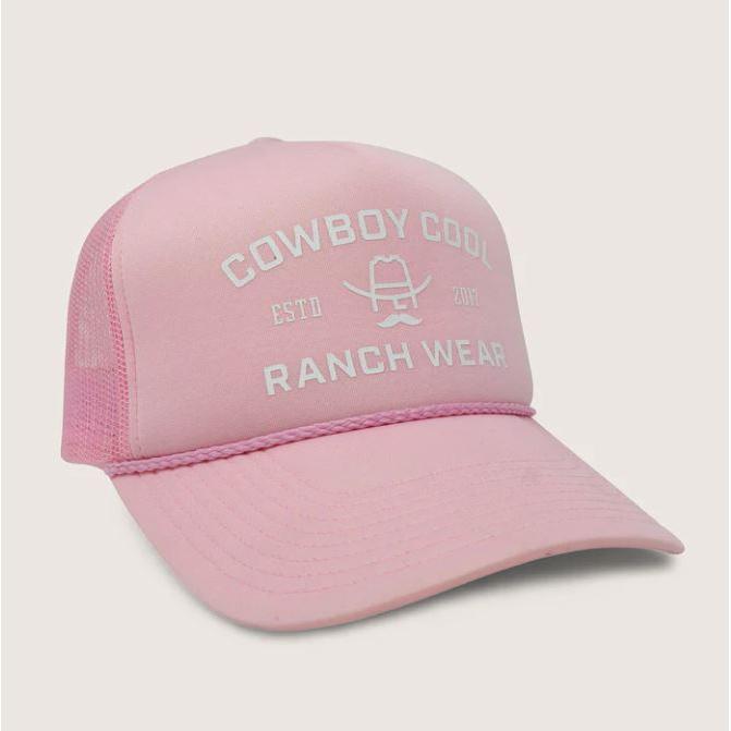 Cowboy Cool Ranch Hand Hat - Pink