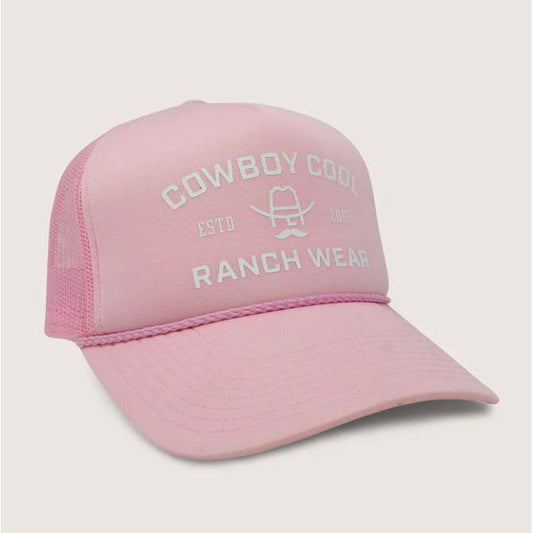 Cowboy Cool Ranch Hand Hat - Pink