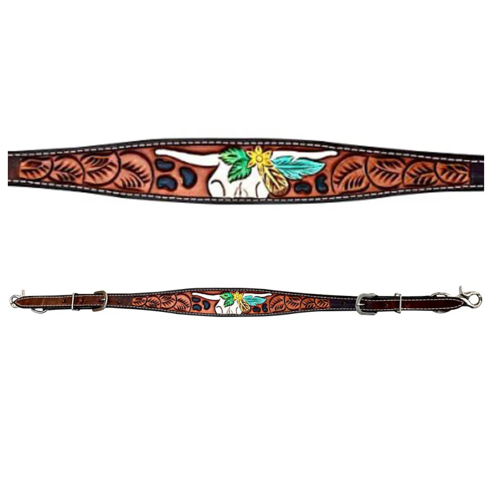 Bar H Wither Straps-  Lady Holly Hand Painted