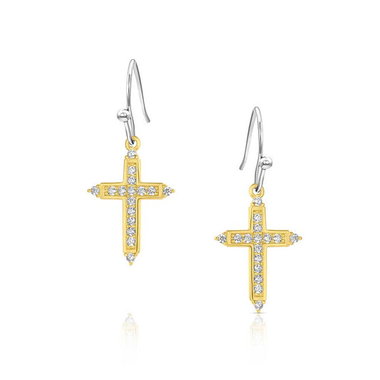 Montana Silversmith Durado Cross Earrings
