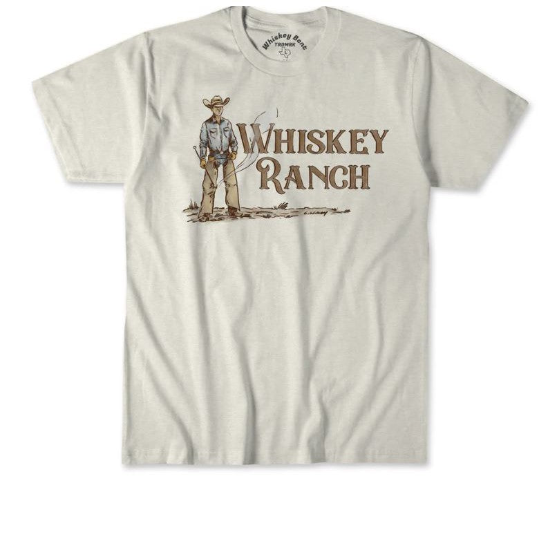 Whiskey Bent Hat Company Smoke Show Tee Shirt- Natural