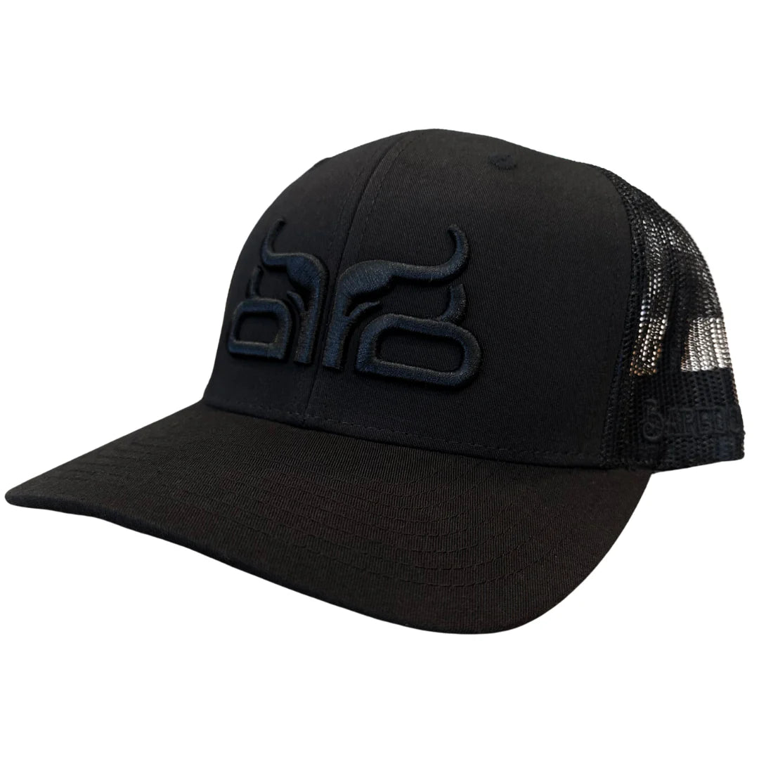 Baredown Brand Midnight Curved Ball Cap - Black/Black - Irvine Tack & Western Wear