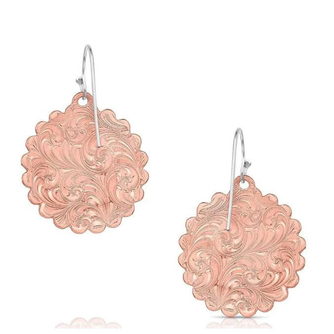 Montana Silversmiths Emma's Sunlight Earrings - Rose Gold