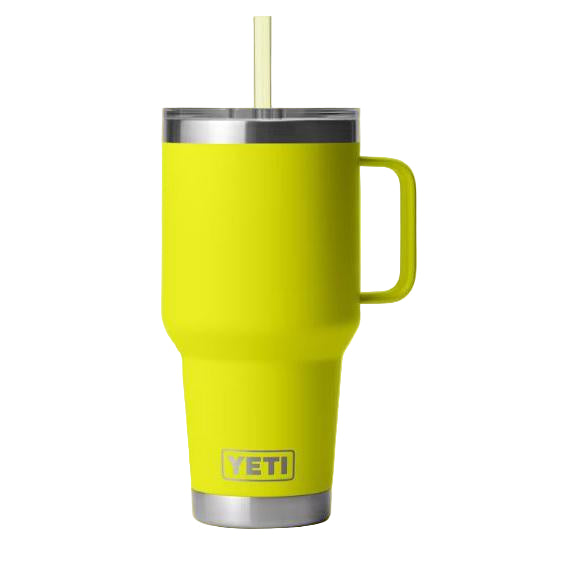 YETI Rambler 1 L Straw Mug with Straw Lid - Firefly Yellow