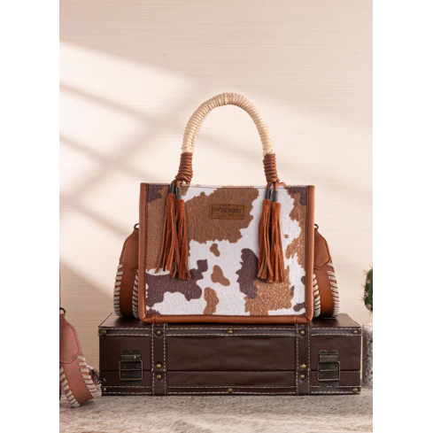 Wrangler Cow Print Tote/ Crossbody- Multiple Colours