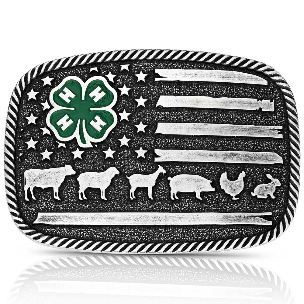 Montana Silversmiths 4H Livestock Buckle