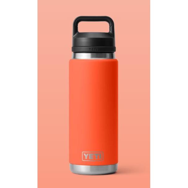Yeti Rambler 769ml Water Bottle w/Chug Cap - Papaya