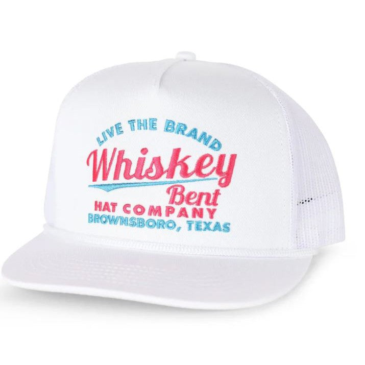 Whiskey Bent Hat Company The Cali Cap- White - Irvine Tack & Western Wear