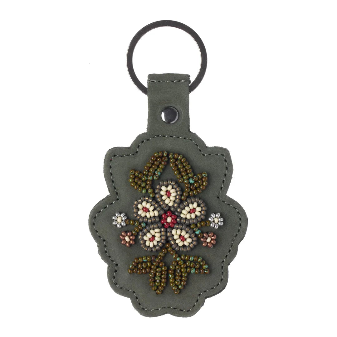 Manitobah Floret Beaded Keychain- Multiple Colours