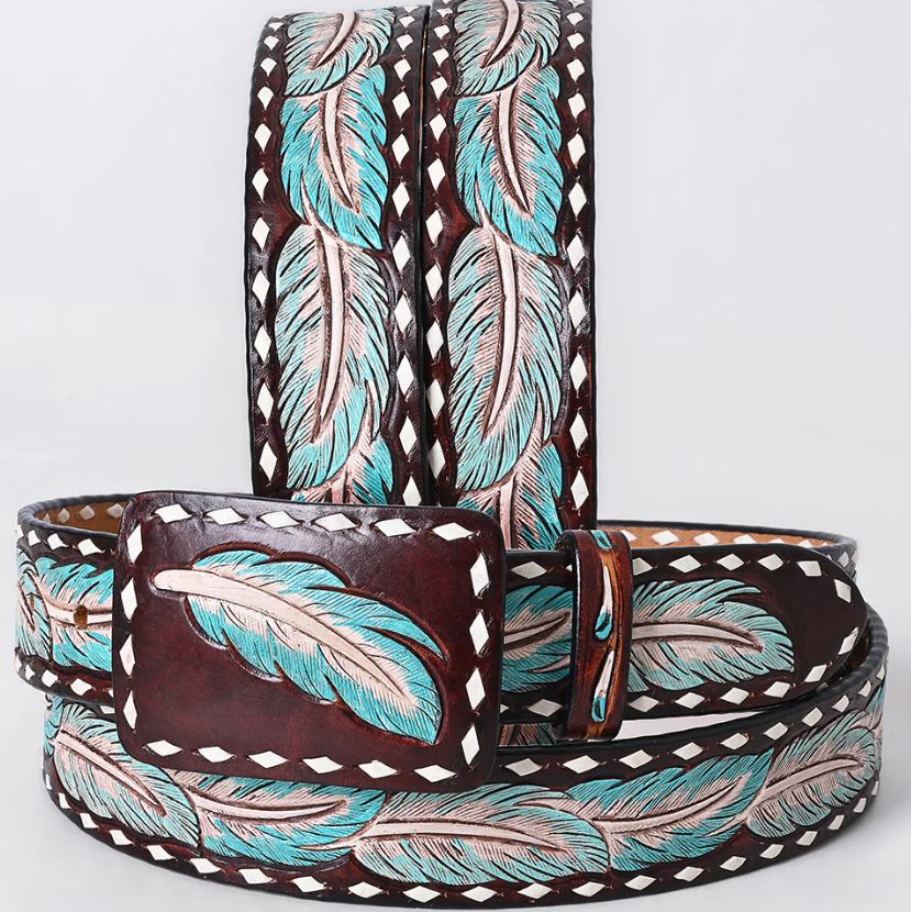 American Darling Unisex Leather Belt