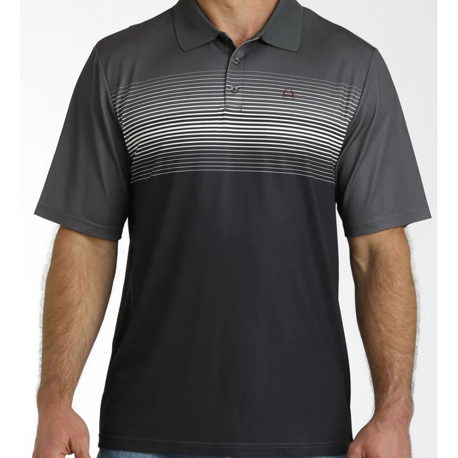 Cinch Men's  Short Sleeve Polo Shirt - Grey