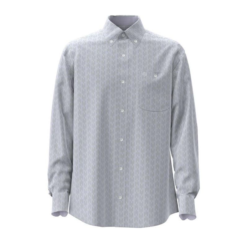 Wrangler Men's George Strait Collection Long Sleeve Shirt - Purple