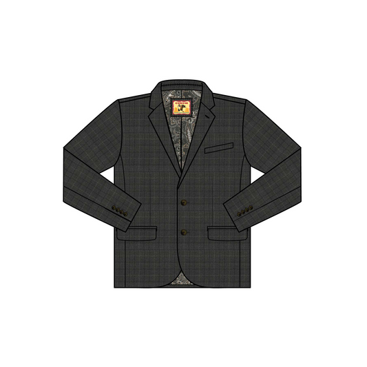 Cinch Men's Long Sleeve Sport Coat- Charcoal