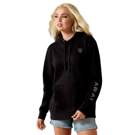 Ariat Women's Long Sleeve Logo 2.0 Hoodie- Black
