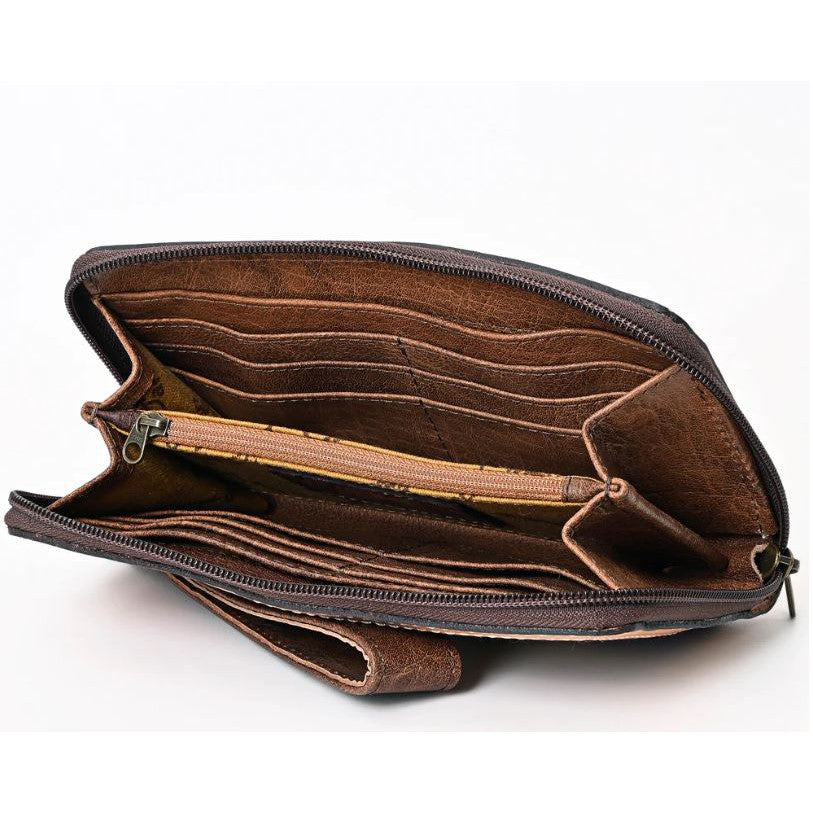 American Darling Genuine Western Leather Wallet/Organizer-E