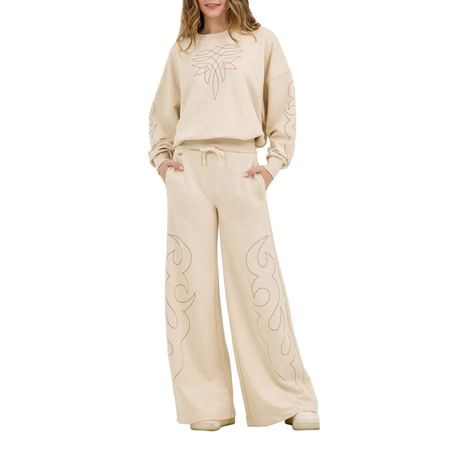 Wrangler Women's Lainey Wilson Sweatpants - Cream